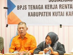 Pekerja Rentan, Camat Tenggarong Adakan Sosialisasi BPJS Ketenagakerjaan