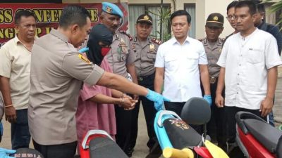 Residivis Curanmor asal Loa Janan Ditangkap di Samarinda Usai Curi Motor Dinas Distanak Kukar